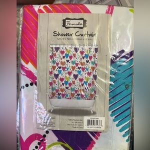 Heart shape shower curtains New